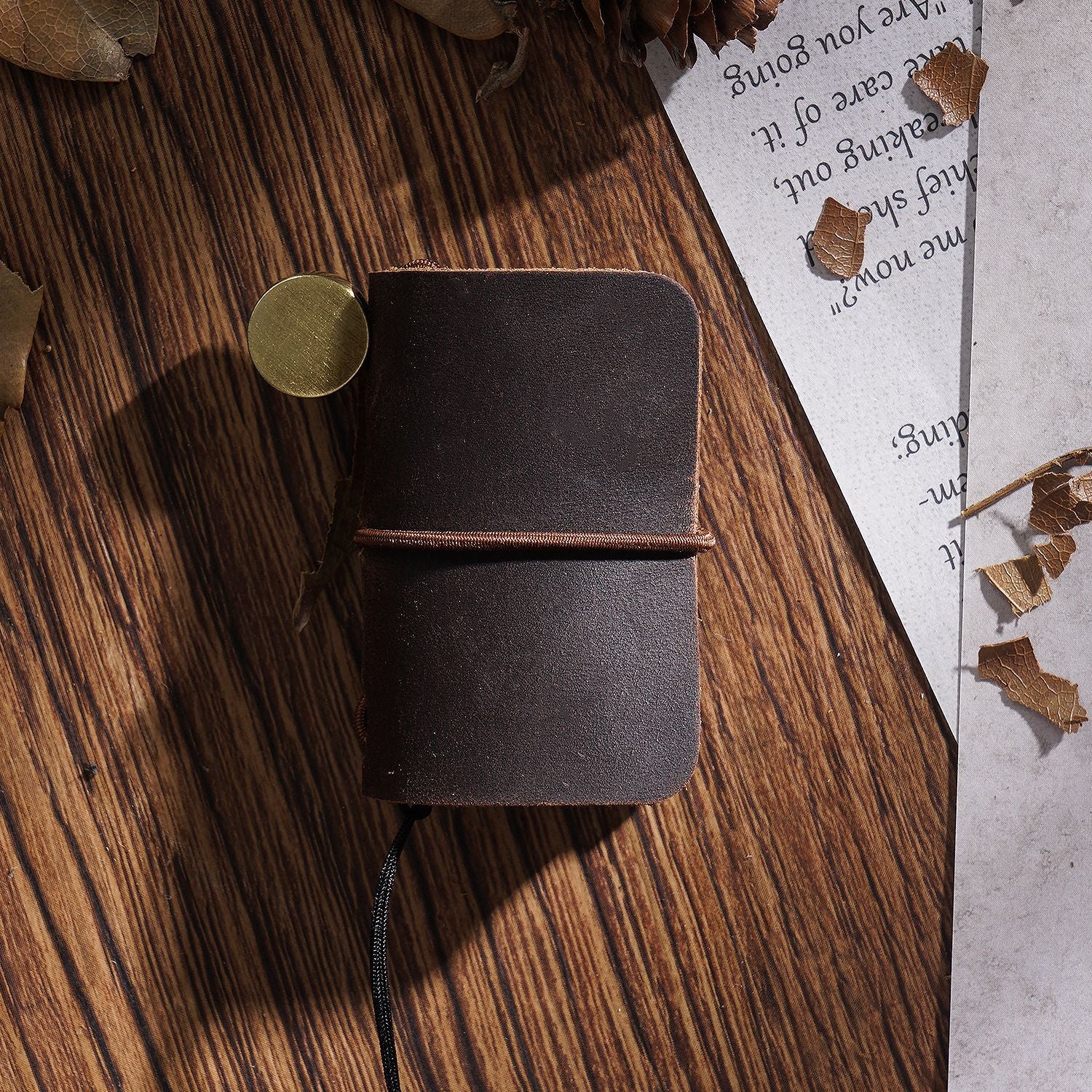 Wholesale Mini Tn Ledger Cowhide Notebook Diary Ledger